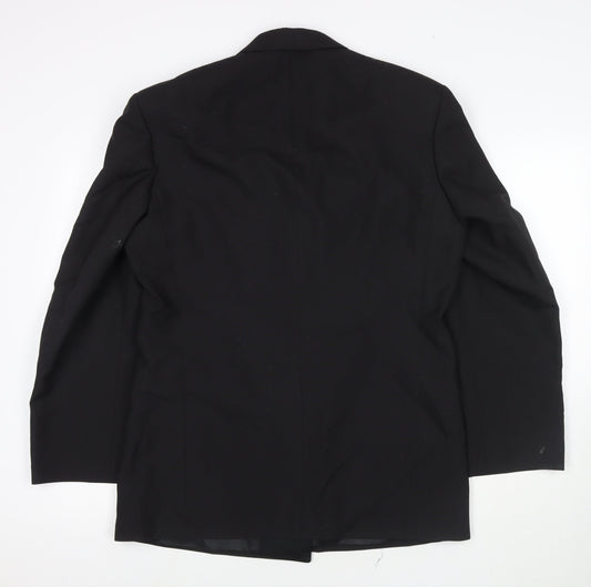 Mens UK Size 38 Marks and Spencer Regular Black Suit Jacket
