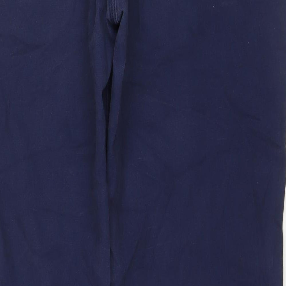 Dunnes Stores Womens Blue Cotton Straight Jeans Size 36 in L32 in Regular Zip