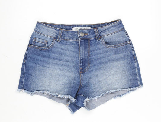 Womens UK Size 6 Denim & Co. Regular Fit Cut-Off Shorts
