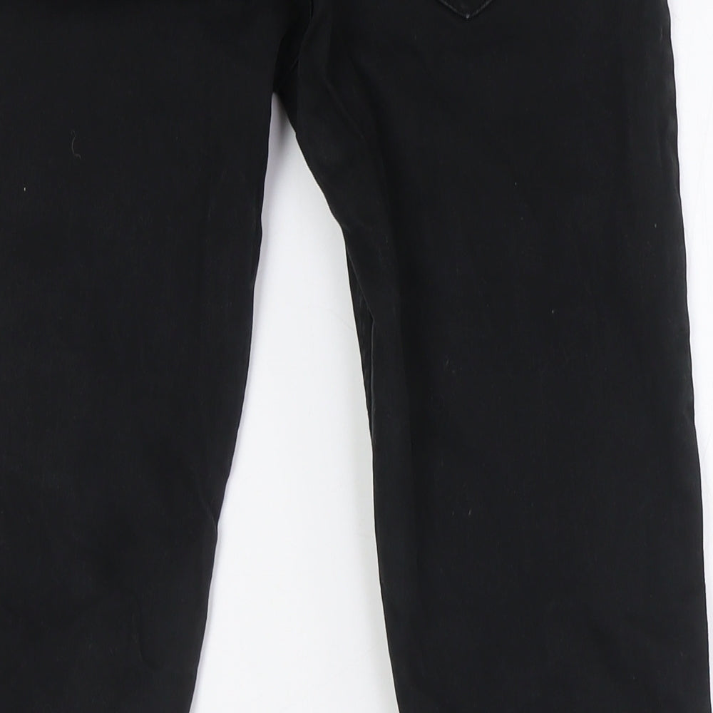 Denim Co Mens Black Cotton Skinny Jeans Size 28 in L30 in Regular Zip