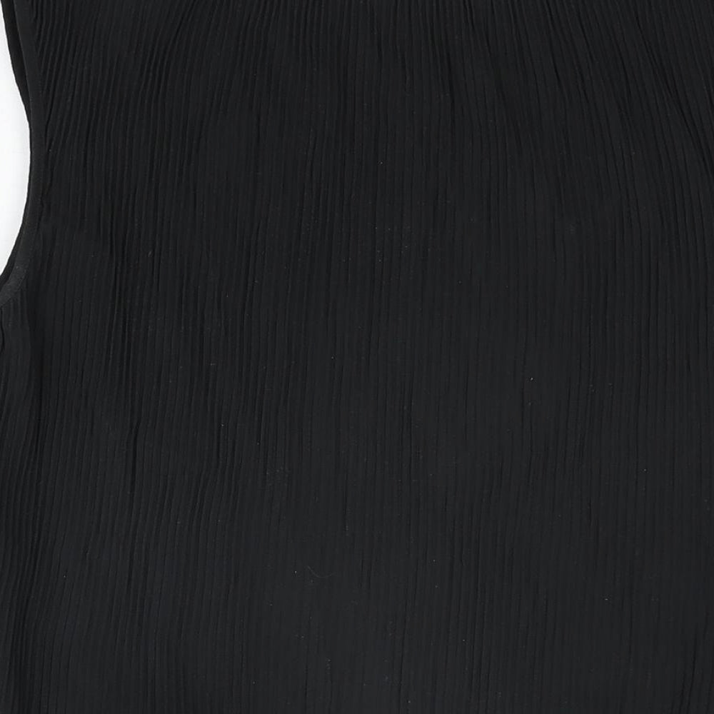 Womens UK Size 8 NEXT Black Basic T-Shirt