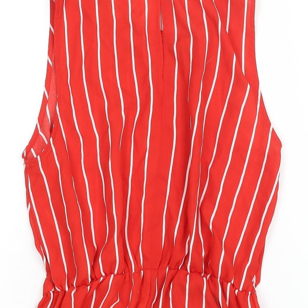 Womens UK Size 6 River Island Red Camisole Blouse