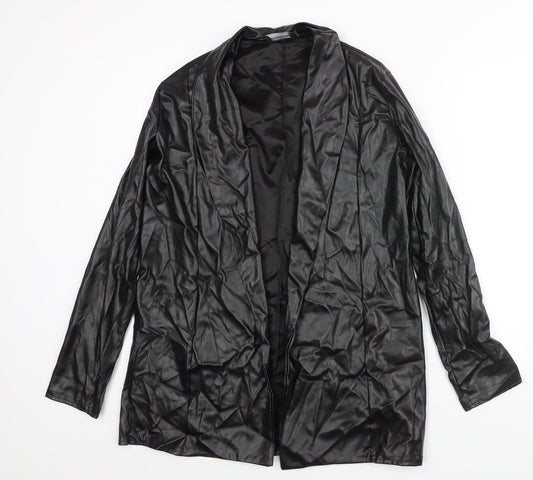 Womens UK Size 12 PRETTYLITTLETHING Black Jacket