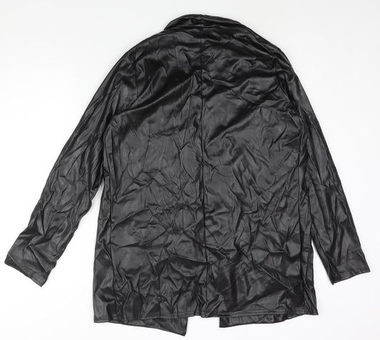 Womens UK Size 12 PRETTYLITTLETHING Black Jacket