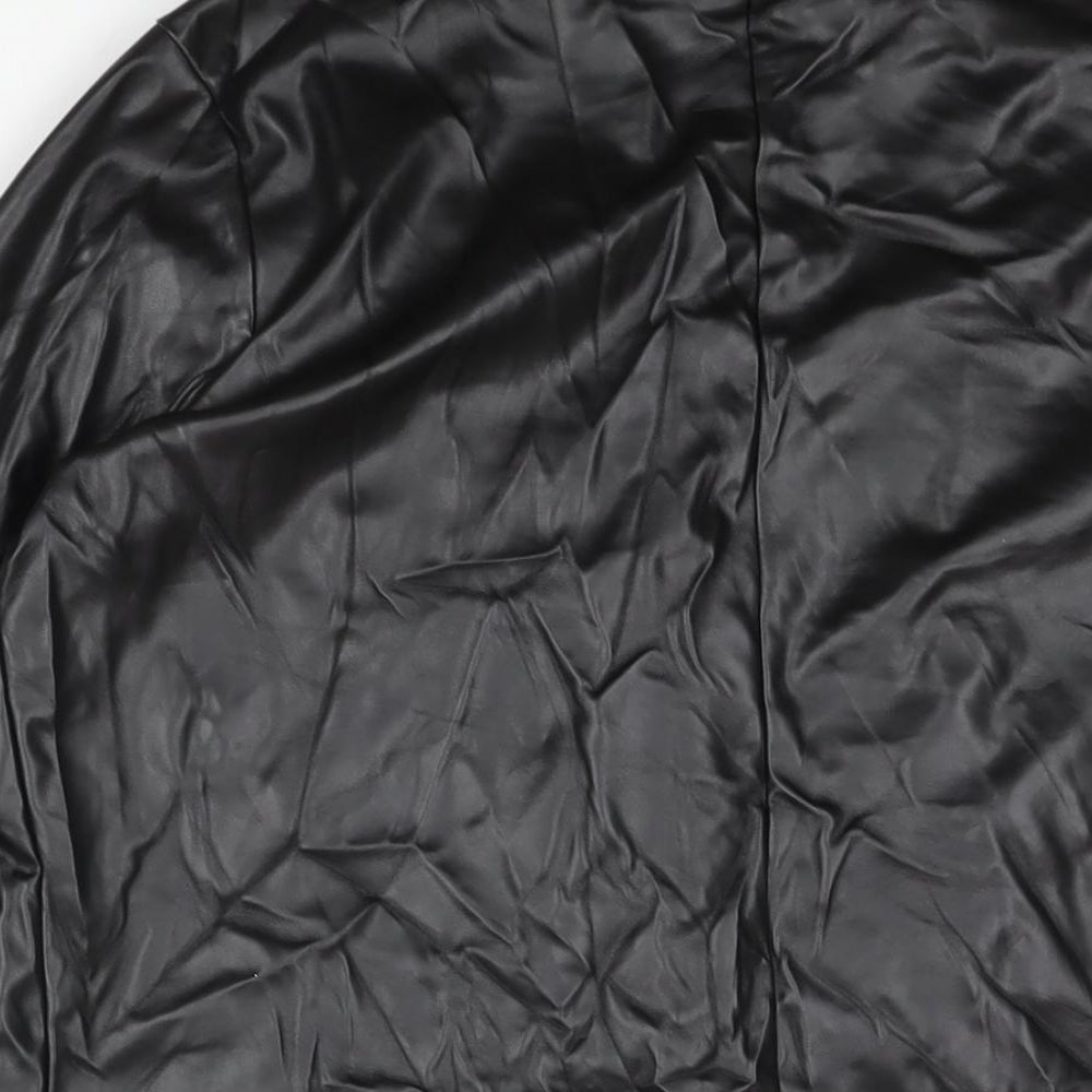 Womens UK Size 12 PRETTYLITTLETHING Black Jacket