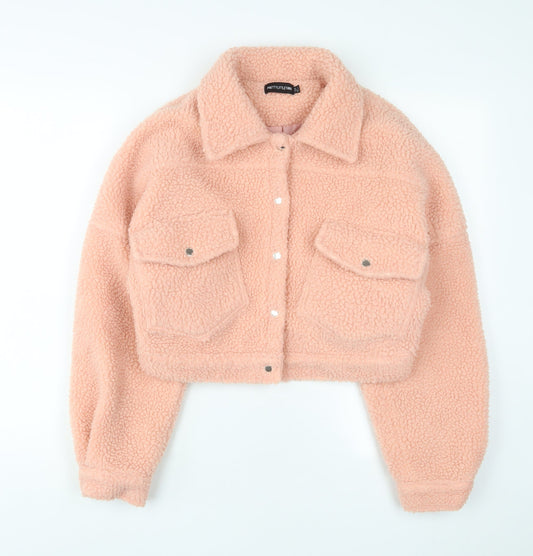 Womens UK Size 8 PRETTYLITTLETHING Pink Jacket