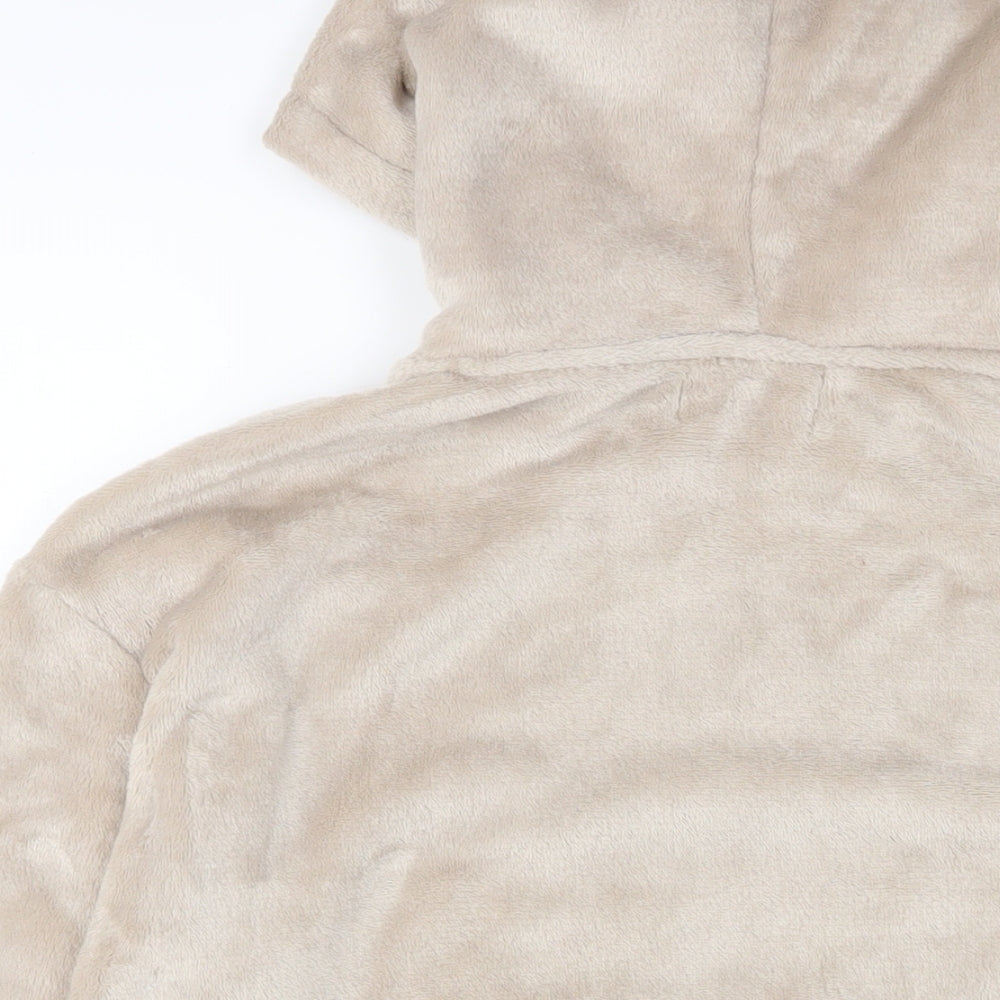 Bershka Womens Brown Polyester Pullover Hoodie Size S Pullover