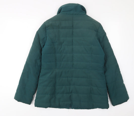 Womens UK Size 10 M&Co Green Jacket