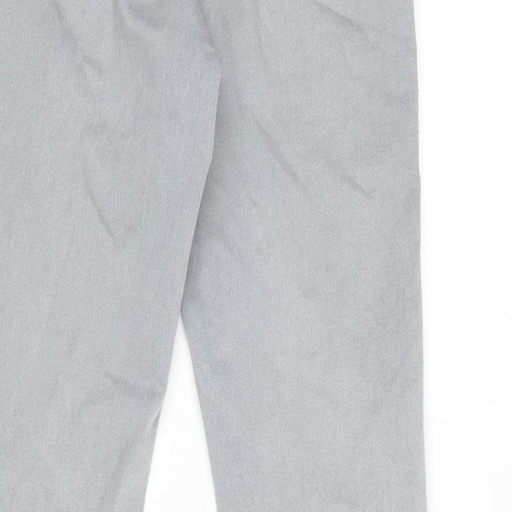 Miss Selfridge Womens Grey Cotton Straight Jeans Size 4 L29 in Regular Zip