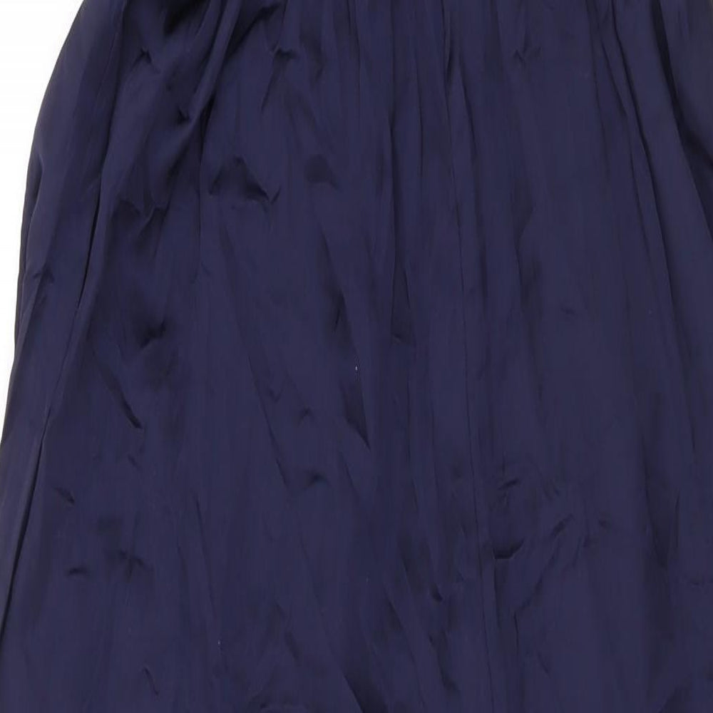 Zara Womens Blue Viscose Jumpsuit One-Piece Size M L26 in Zip