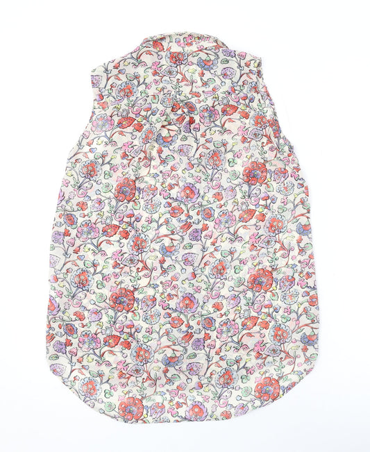 Womens UK Size 4 H&M Multicoloured Basic Blouse