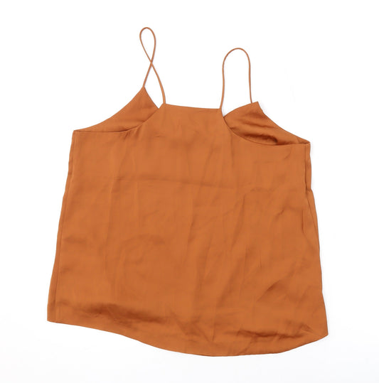 Womens UK Size 14 H&M Brown Camisole Tank