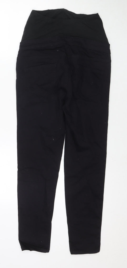 New Look Womens Black Cotton Skinny Jeans Size 8 L26 in Regular