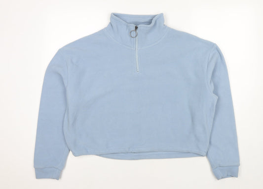 Womens UK Size L Brave Soul Blue Pullover Sweatshirt
