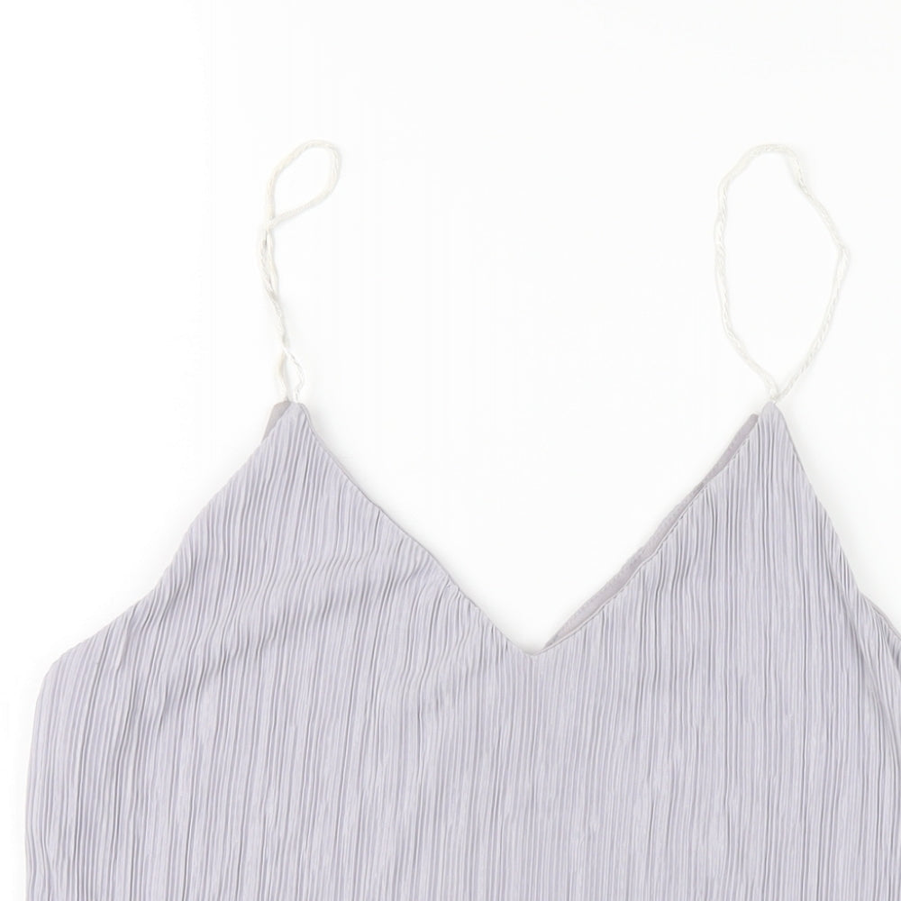 Womens UK Size 14 New Look Grey Camisole T-Shirt
