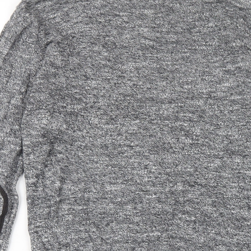 Womens UK Size 10 H&M Grey Cardigan Jumper