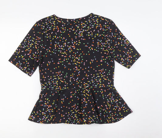Womens UK Size S H&M Multicoloured Basic Blouse