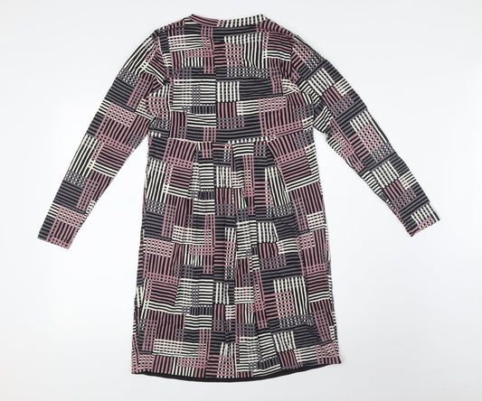 Masai Womens Multicoloured Polyester A-Line Size S Boat Neck