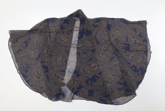 Womens UK Size 12 Per Una Blue Kimono Blouse
