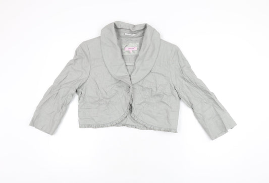 Womens UK Size 12 Per Una Grey Jacket