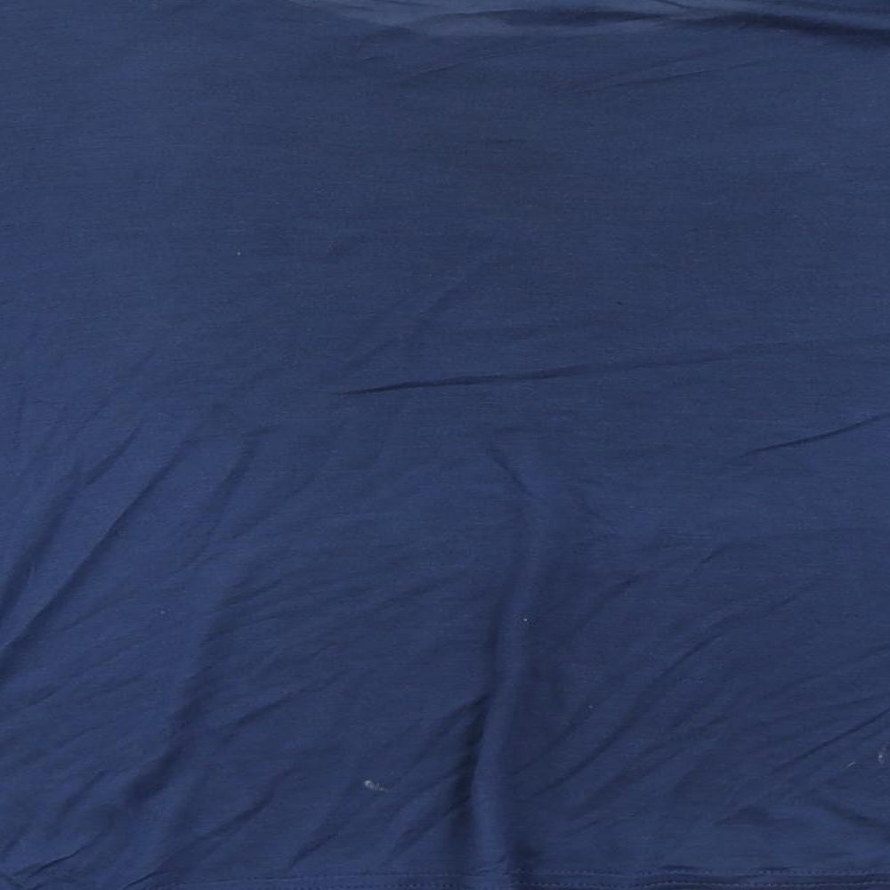 Jack Wills Womens Blue Modal Basic T-Shirt Size M Crew Neck - Vintage