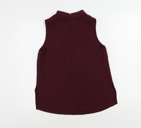 Womens UK Size 8 New Look Purple Basic Blouse