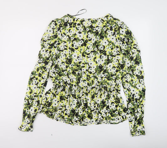 Womens UK Size 10 Marks and Spencer Multicoloured Basic Blouse