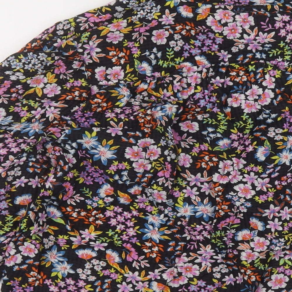 Womens UK Size 8 Marks and Spencer Multicoloured Basic Blouse