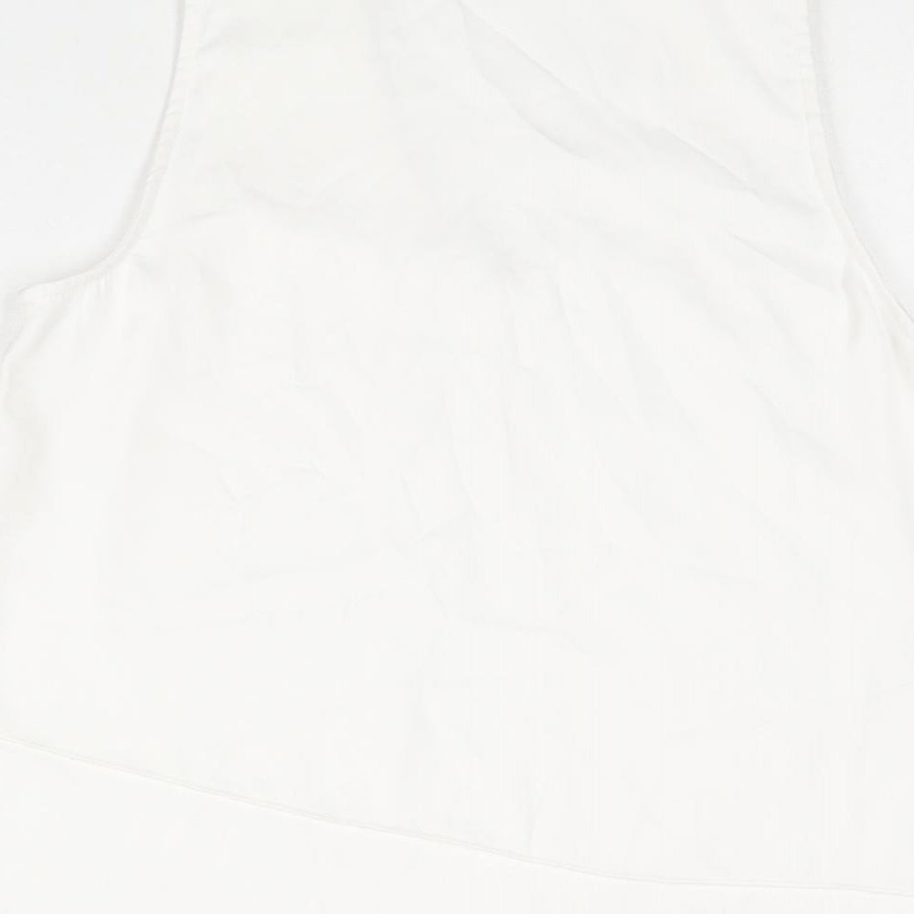 Womens UK Size S Vera Moda White Camisole Blouse