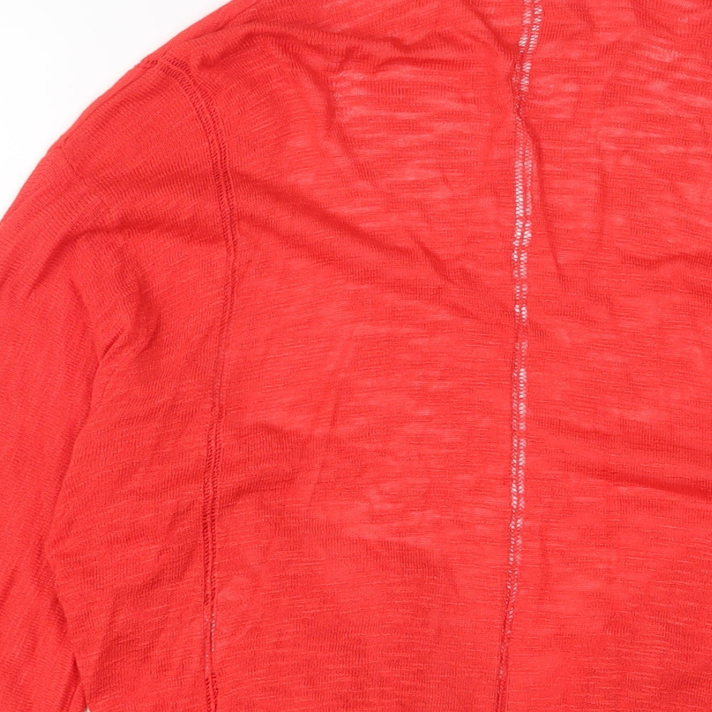 Womens UK Size S NEXT Red Cardigan Jumper