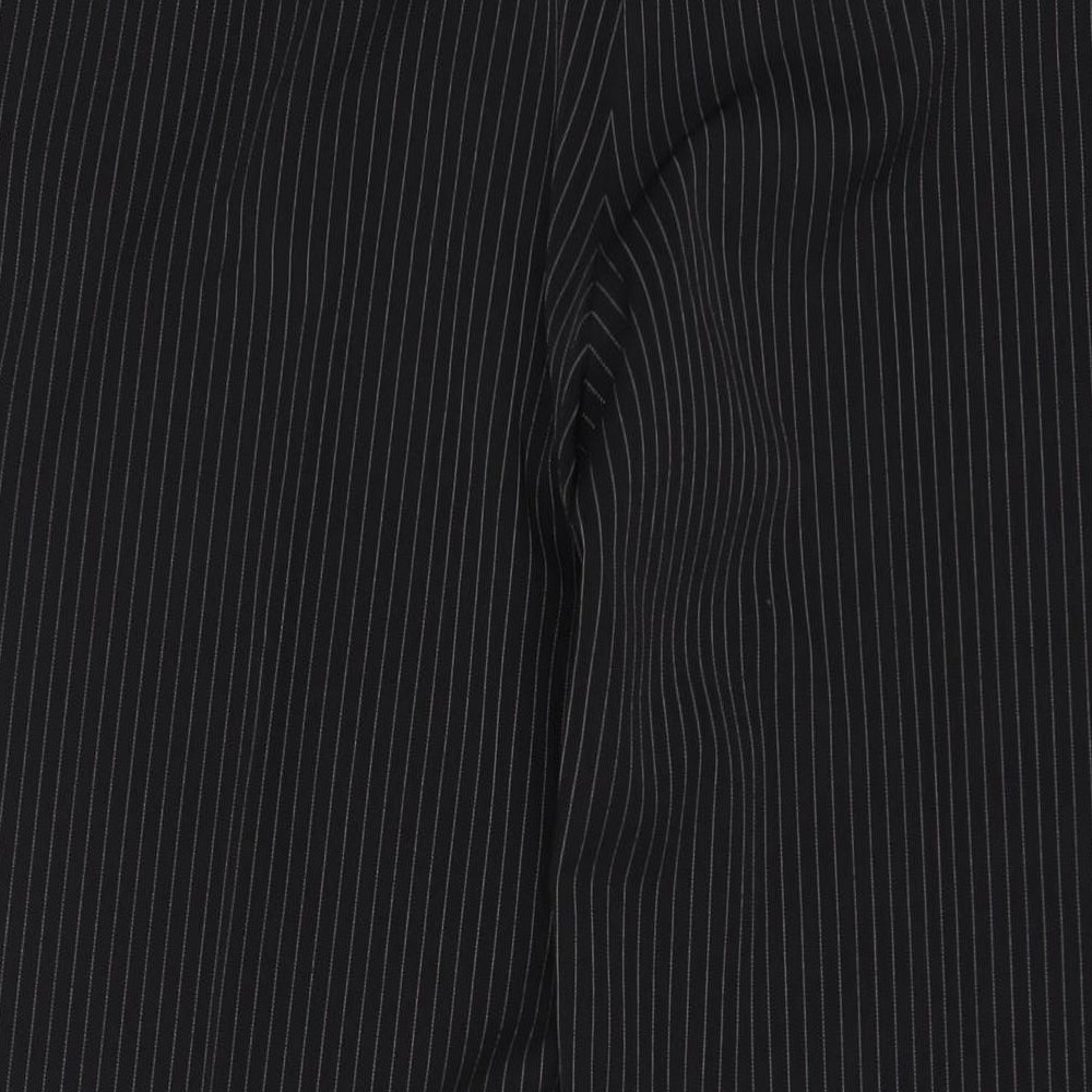 Womens UK Size 18 South Regular Fit Black Trousers