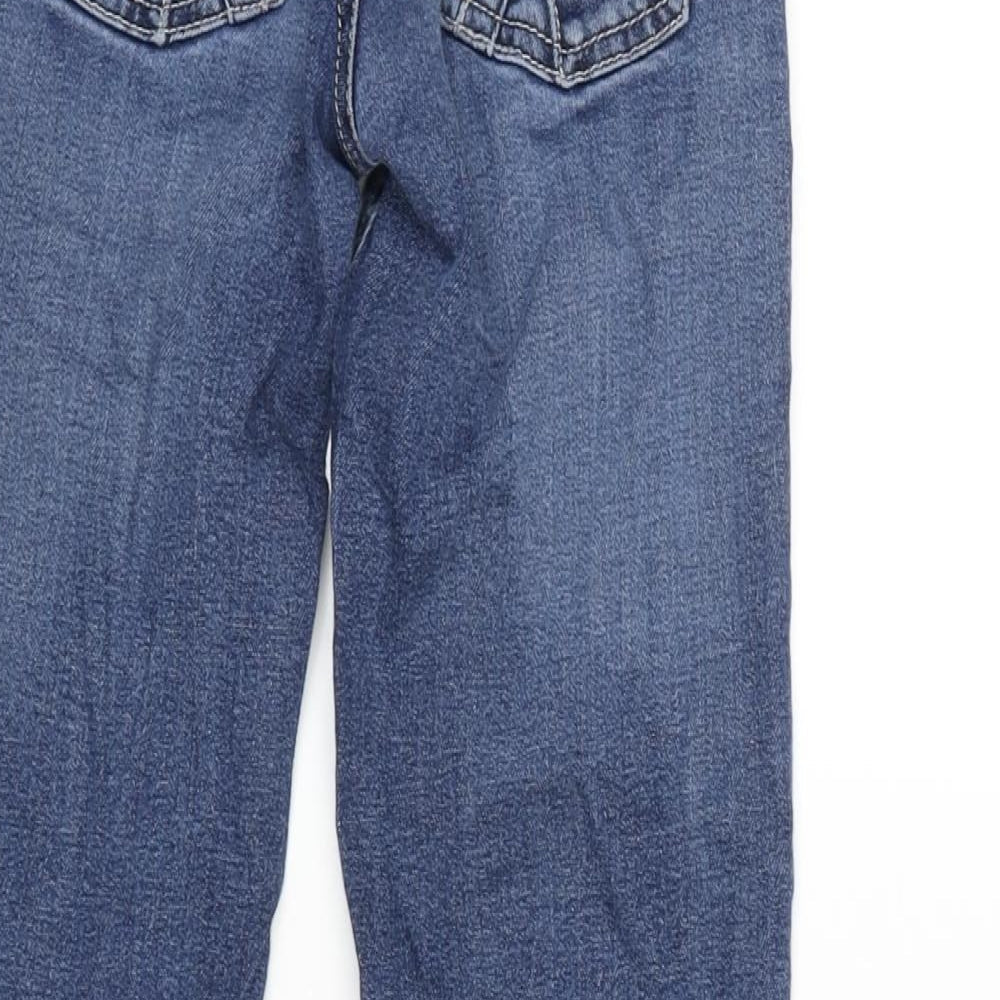 GAS Mens Blue Cotton Straight Jeans Size 26 in L30 in Regular Zip