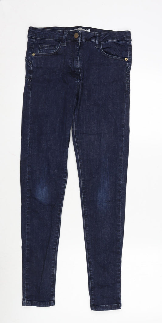 Womens UK Size 10 Oasis Regular Fit Straight Blue Jeans
