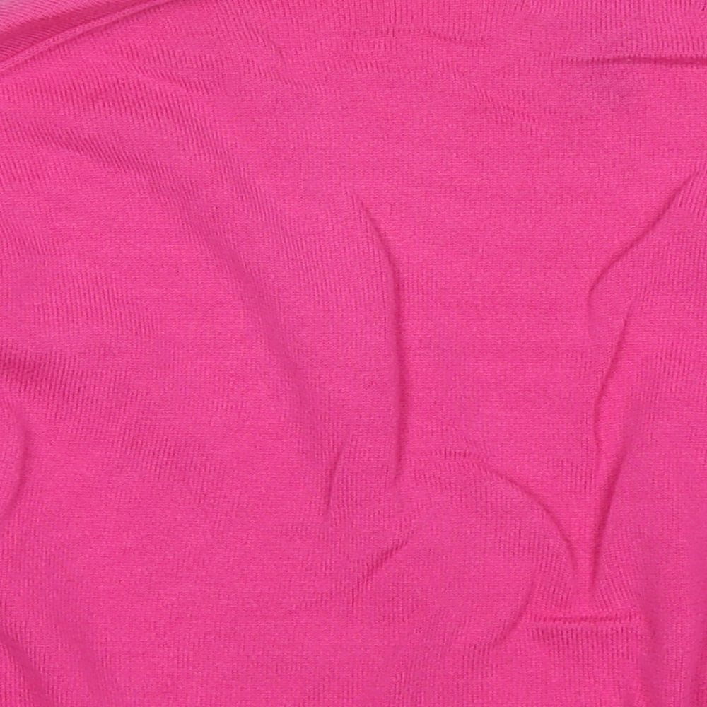 Womens UK Size L Lands' End Pink Cardigan Jumper