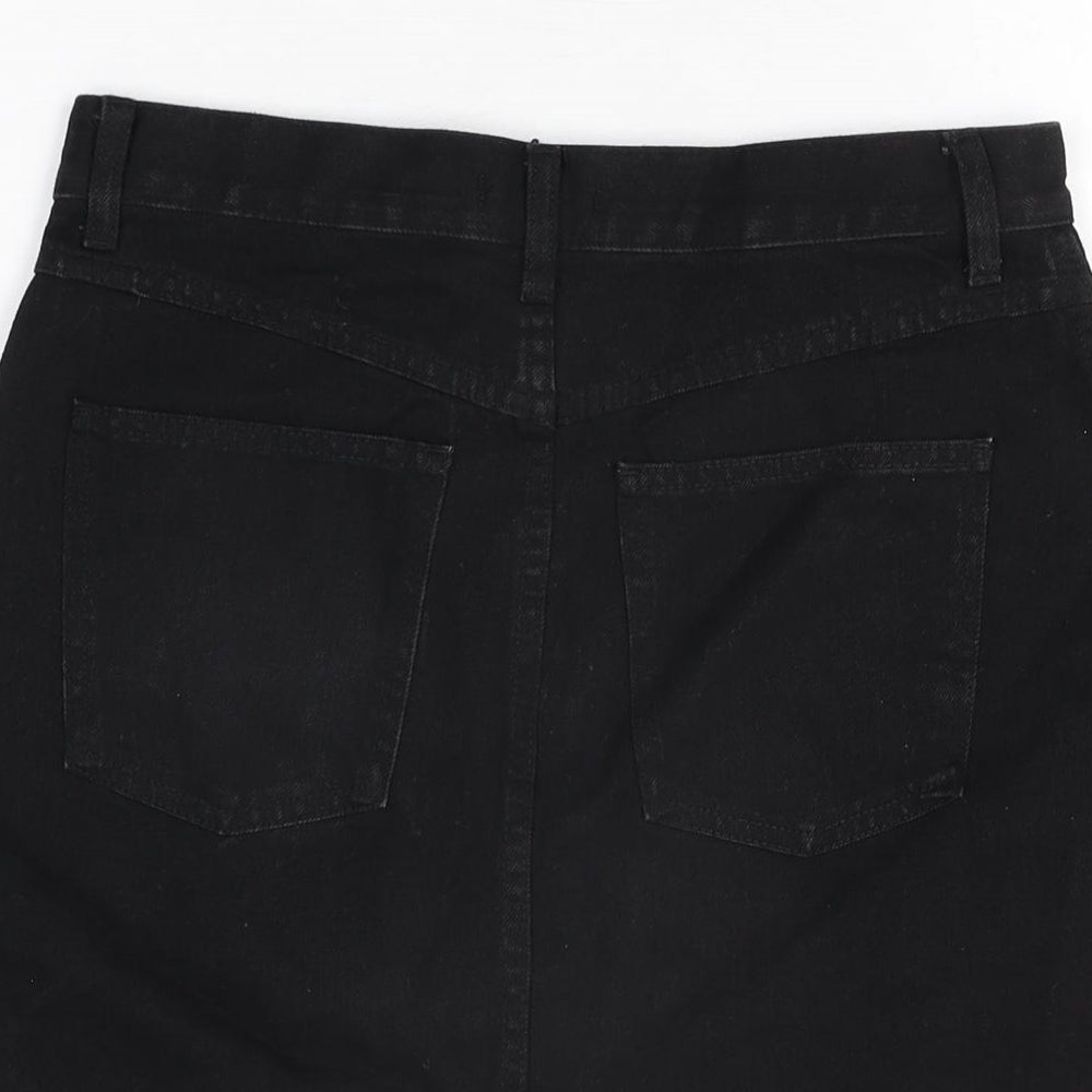 Womens UK Size 27 in Uniqlo A-Line Denim Skirt