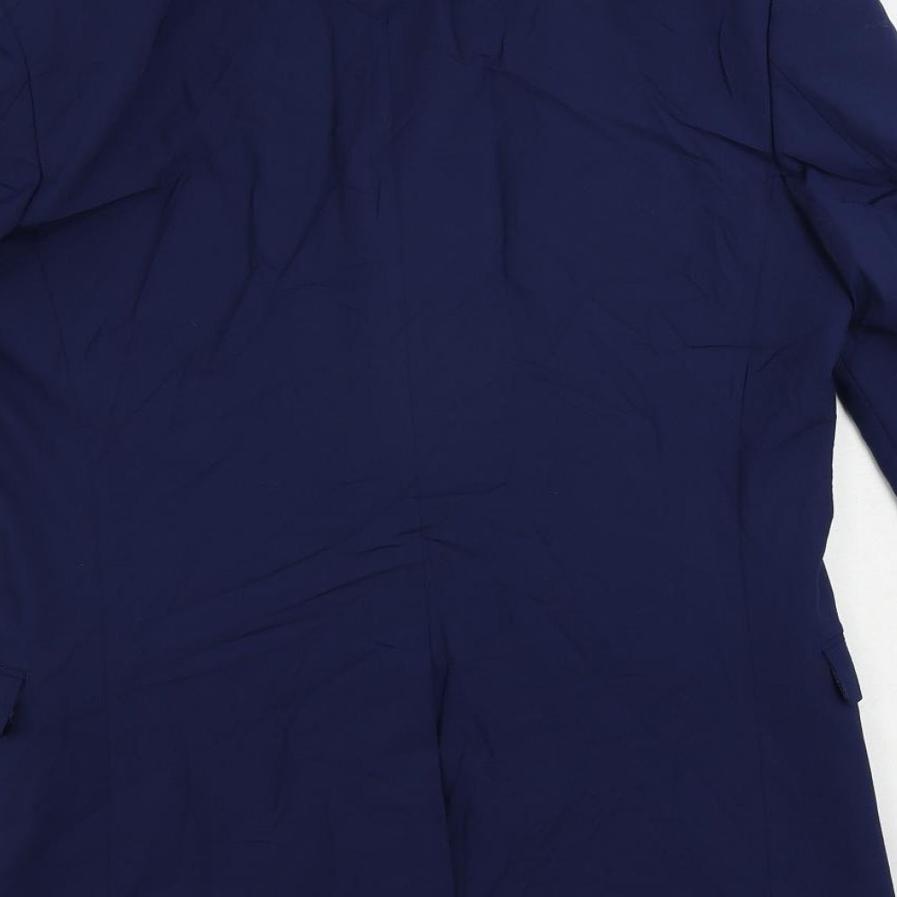 Mens UK Size 40 Marks and Spencer Regular Blue Suit Jacket