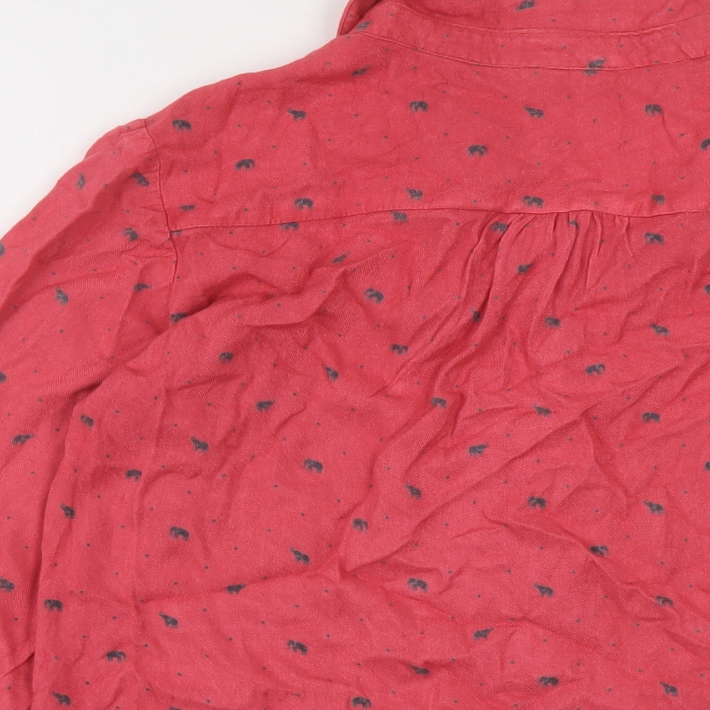 Womens UK Size 10 Nomads Pink Basic Blouse