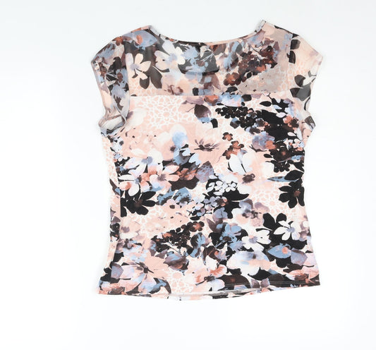 Womens UK Size 14 M&Co Multicoloured Basic Blouse
