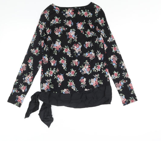 Womens UK Size 10 Marks and Spencer Black Basic Blouse