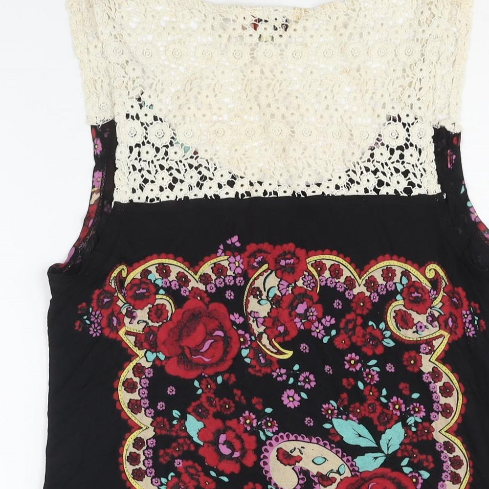 Womens UK Size 10 Chelsea Girl Multicoloured Camisole Blouse