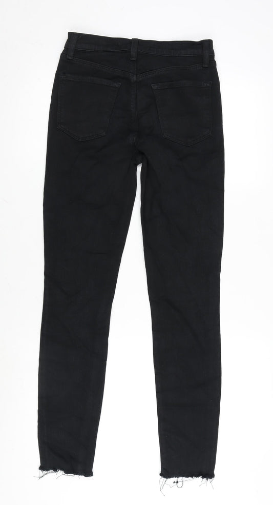 Womens UK Size 26 in J Brand Regular Fit Straight Black Jeans