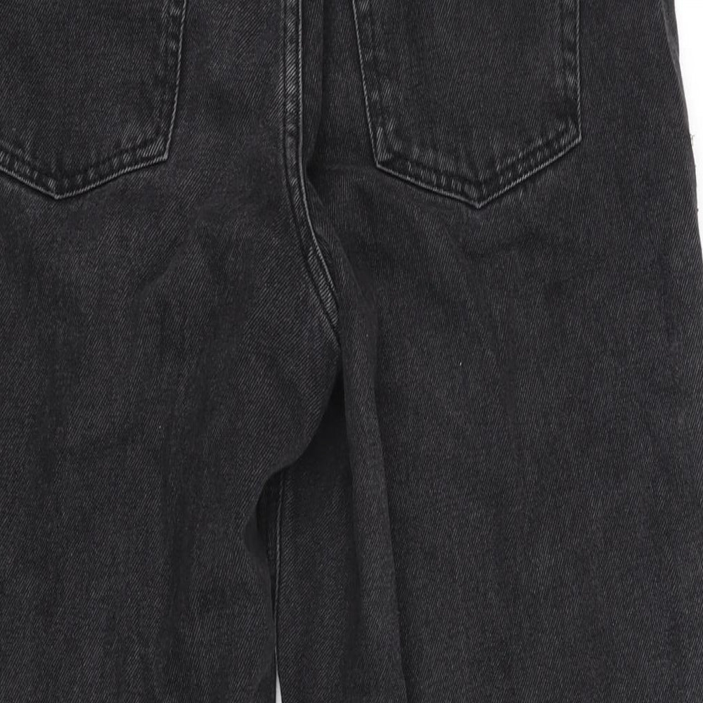 Reclaimed Vintage Womens Grey Cotton Blend Straight Jeans Size 26 in L27 in Regular Zip