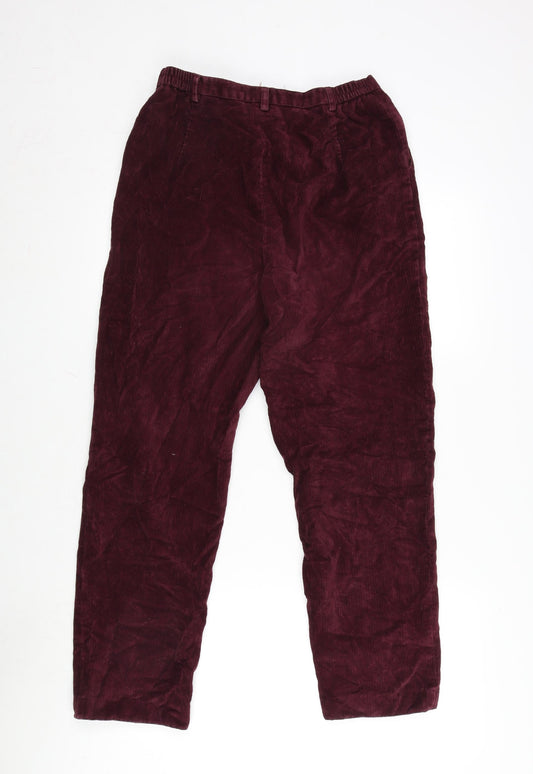 Womens UK Size 28 in Paul seperates Regular Fit Purple Trousers