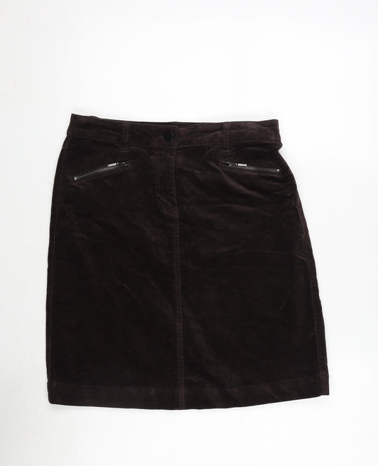 Womens UK Size 10 M&Co A-Line Skirt