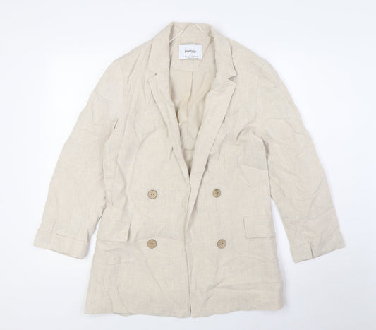 Womens UK Size S Stradivarius Beige Jacket