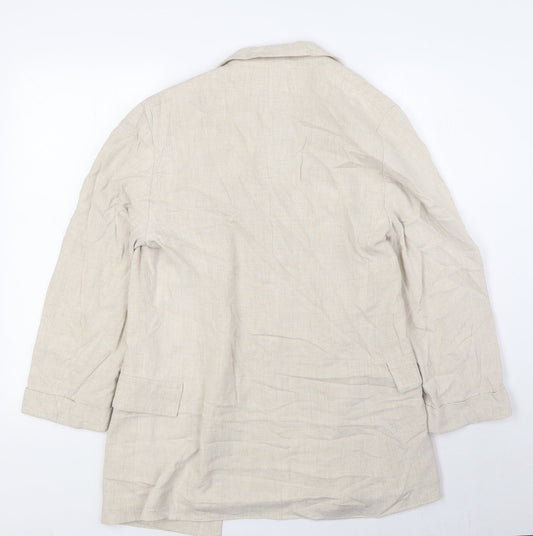 Womens UK Size S Stradivarius Beige Jacket
