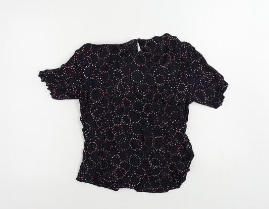 Womens UK Size 12 Marks and Spencer Blue Basic Blouse