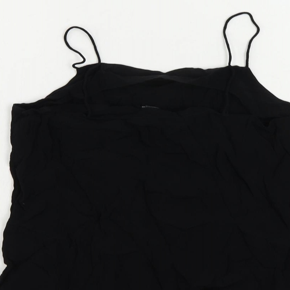 Womens UK Size M Warehouse Black Camisole Tank