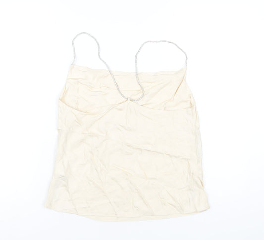 Womens UK Size S H&M Ivory Camisole Blouse