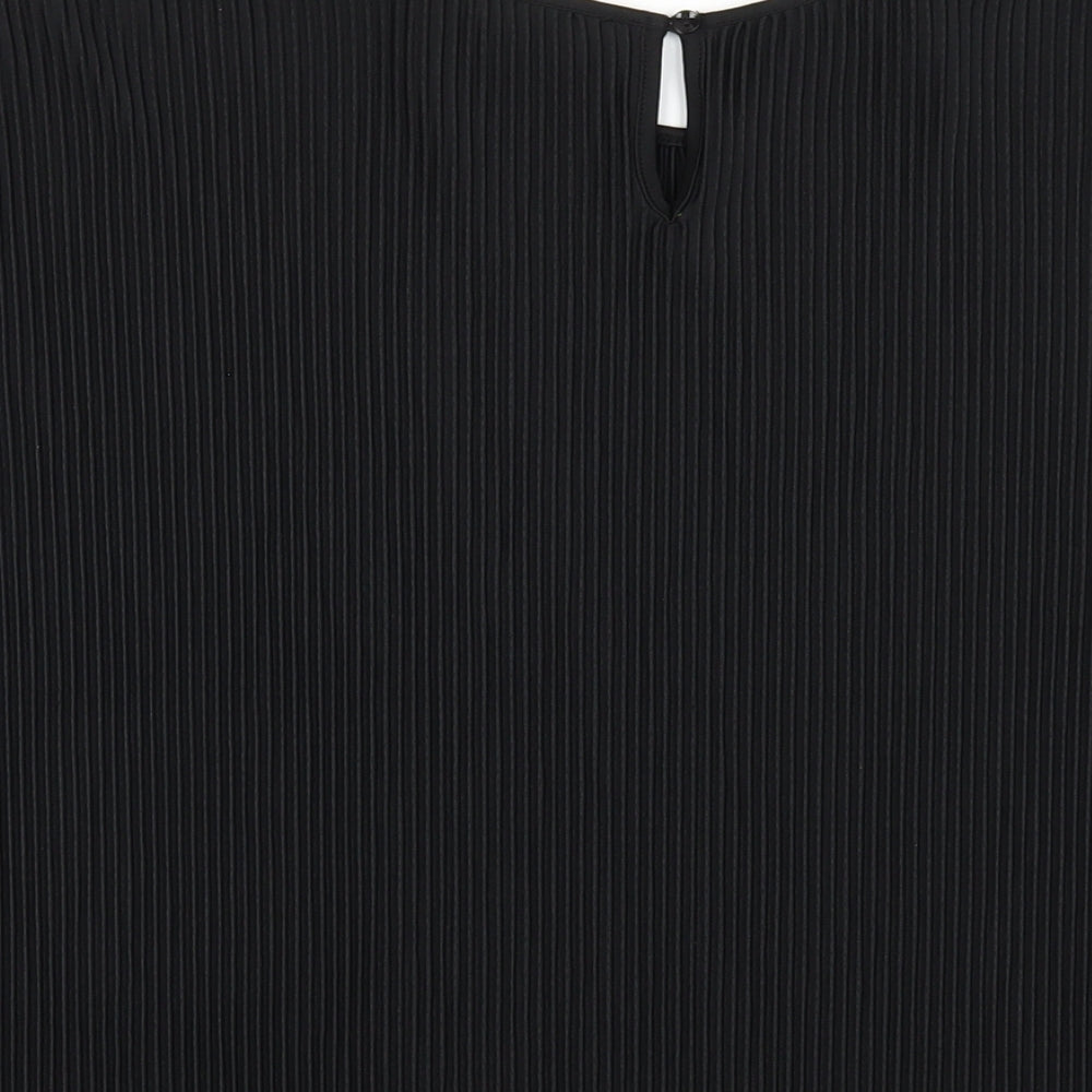 Womens UK Size 12 Marks and Spencer Black Basic T-Shirt